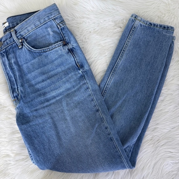 Grlfrnd Karolina Revolve Straight Leg Blue Women's Jeans Size 28 - Picture 4 of 9